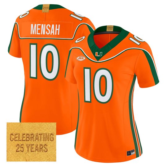 Women's Miami Hurricanes 2001 Throwback Vapor Limited Jersey - All Stitched