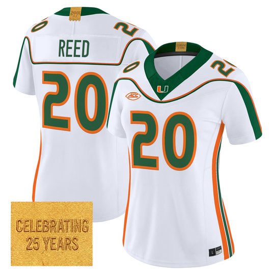Women's Miami Hurricanes 2001 Throwback Vapor Limited Jersey - All Stitched