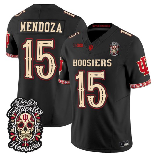 Men's Indiana Hoosiers Día de los Muertos Vapor Limited Jersey - All Stitched