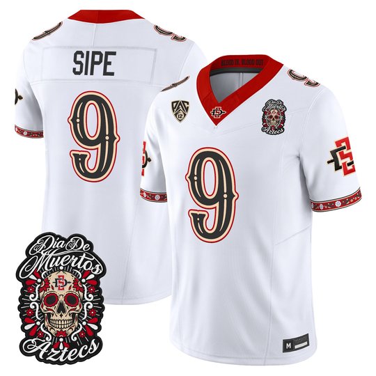 Men's San Diego State Aztecs Día de los Muertos Vapor Limited Jersey - All Stitched