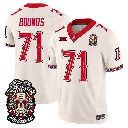 Men's Arizona Wildcats Día de los Muertos Vapor Limited Jersey - All Stitched