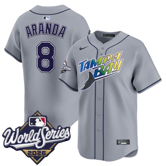 Men's Tampa Bay Rays 2026 World Series Vapor Premier Limited Jersey - All Stitched