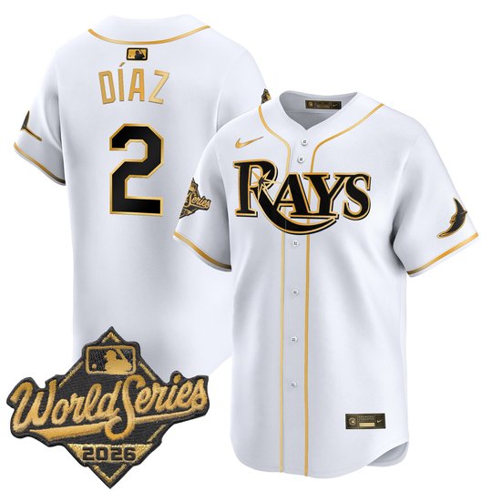 Men's Tampa Bay Rays 2026 World Series Vapor Premier Limited Jersey - All Stitched