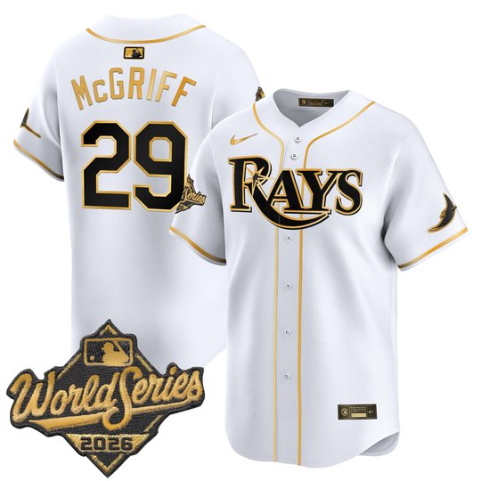 Men's Tampa Bay Rays 2026 World Series Vapor Premier Limited Jersey - All Stitched