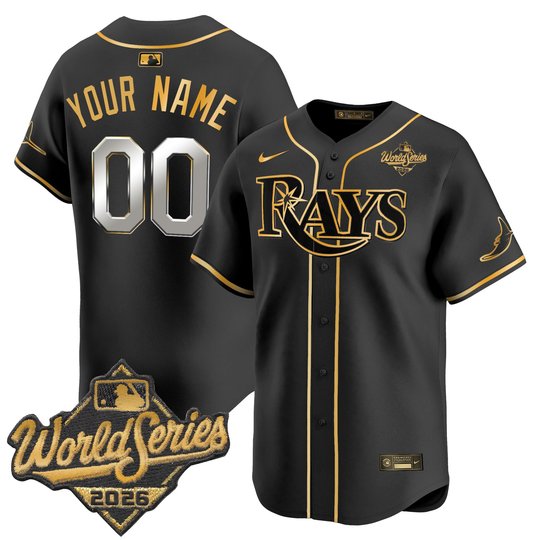 Tampa Bay Rays 2026 World Series Vapor Premier Limited Custom Jersey V2 - All Stitched