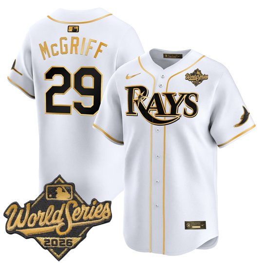 Men's Tampa Bay Rays 2026 World Series Vapor Premier Limited Jersey V2 - All Stitched