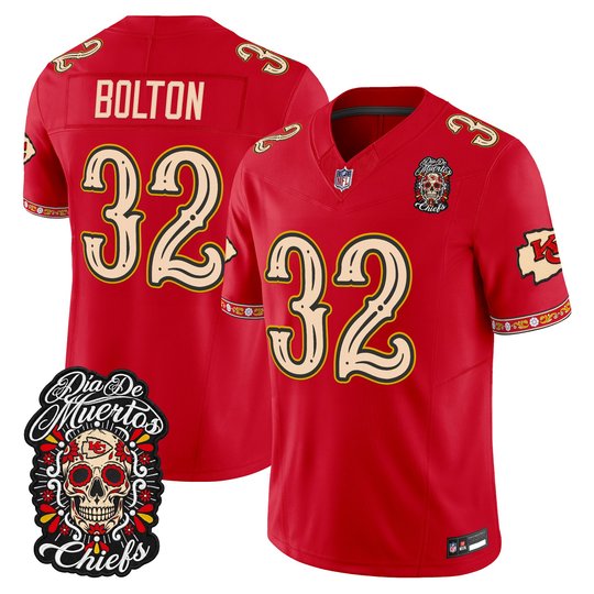 Men's Kansas City Chiefs Día de los Muertos Vapor Limited Jersey - All Stitched