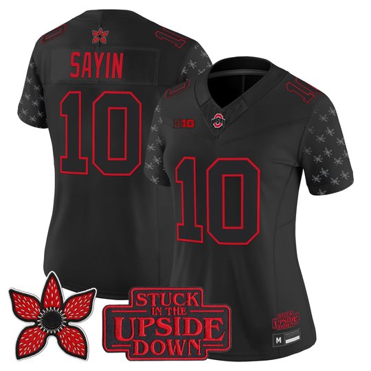 Women's Ohio State Buckeyes 'Stranger Things Edition' Vapor Limited Jersey - All Stitched