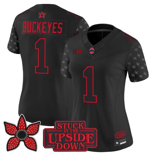 Women's Ohio State Buckeyes 'Stranger Things Edition' Vapor Limited Jersey - All Stitched
