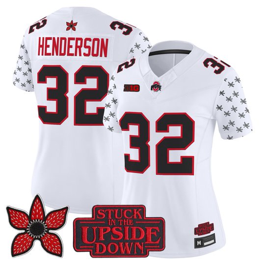 Women's Ohio State Buckeyes 'Stranger Things Edition' Vapor Limited Jersey - All Stitched
