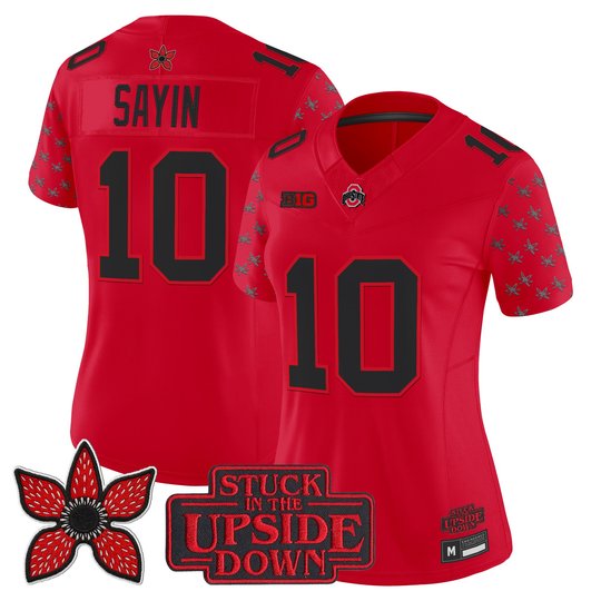 Women's Ohio State Buckeyes 'Stranger Things Edition' Vapor Limited Jersey - All Stitched