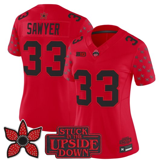 Women's Ohio State Buckeyes 'Stranger Things Edition' Vapor Limited Jersey - All Stitched
