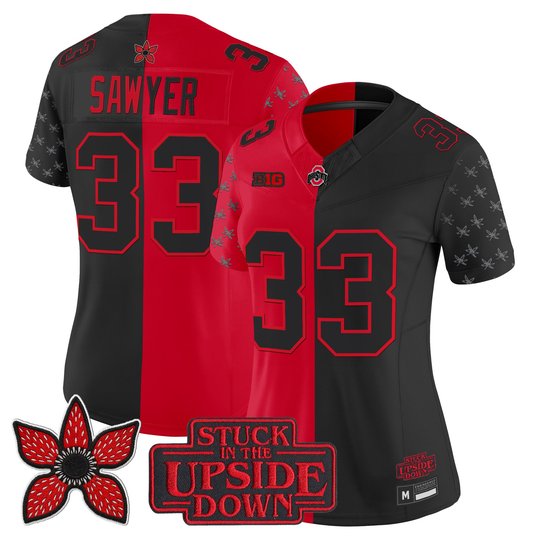 Women's Ohio State Buckeyes 'Stranger Things Edition' Vapor Limited Jersey - All Stitched
