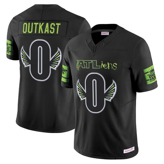 Outkast x Atlanta Falcons 30th Anniversary ATLiens Vapor Limited Jersey - Stitched Name and Number
