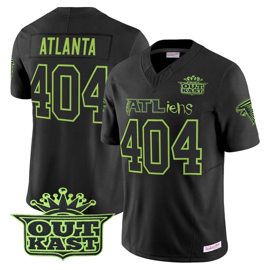 Outkast x Atlanta Falcons 30th Anniversary ATLiens Vapor Limited Jersey V2 - All Stitched