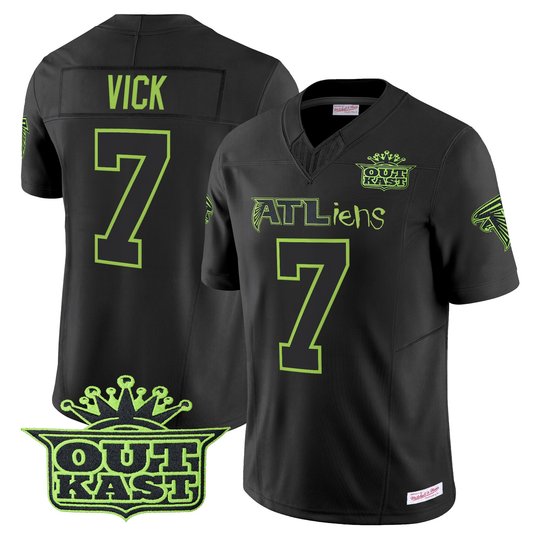 Outkast x Atlanta Falcons 30th Anniversary ATLiens Vapor Limited Jersey V2 - All Stitched