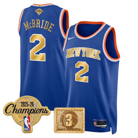 Men's New York Knicks 2026 Champions Edition Swingman Jersey - All Stitched