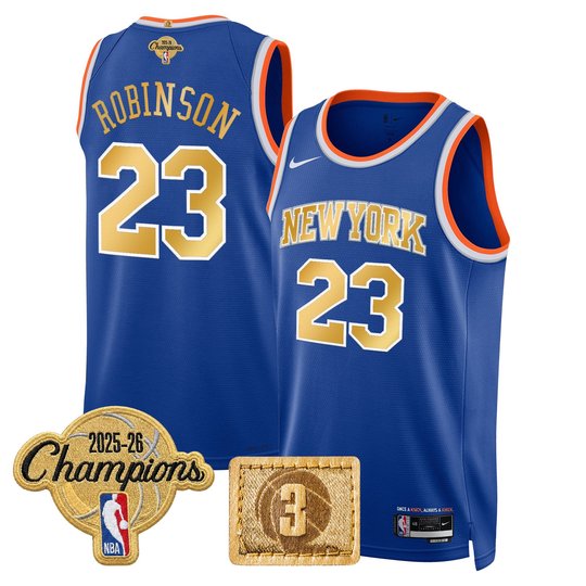 Men's New York Knicks 2026 Champions Edition Swingman Jersey - All Stitched