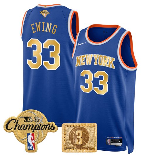Men's New York Knicks 2026 Champions Edition Swingman Jersey - All Stitched
