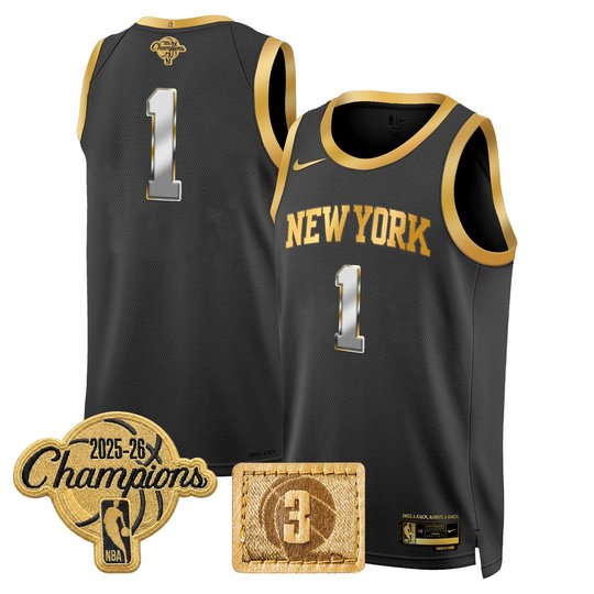 Men's New York Knicks 2026 Champions Edition Swingman Jersey - All Stitched