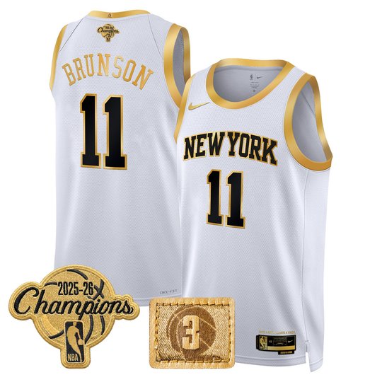 Men's New York Knicks 2026 Champions Edition Swingman Jersey - All Stitched