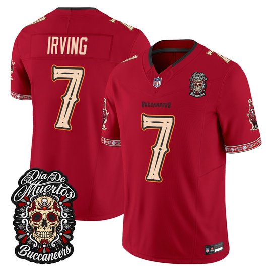 Men's Tampa Bay Buccaneers Día de los Muertos Vapor Limited Jersey - All Stitched