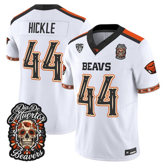 Men's Oregon State Beavers Día de los Muertos Vapor Limited Jersey - All Stitched