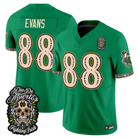 Men's Notre Dame Fighting Irish Día de los Muertos Vapor Limited Jersey - All Stitched