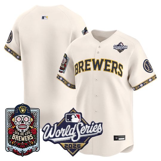 Men's Milwaukee Brewers Día de los Muertos Vapor Premier Limited Jersey - 2026 World Series - Stitched