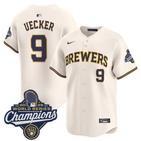 Men's Milwaukee Brewers 2026 World Series Champions Vapor Premier Limited Jersey - All Stitched