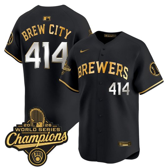 Men's Milwaukee Brewers 2026 World Series Champions Vapor Premier Limited Jersey - All Stitched