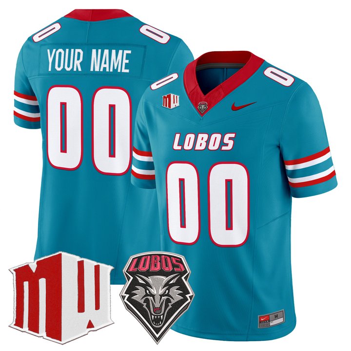 New Mexico Lobos 2026 Vapor Limited Custom Jersey - All Stitched