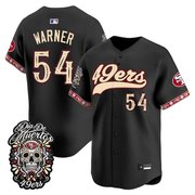 Men's San Francisco 49ers Día de los Muertos Vapor Limited Baseball Jersey - All Stitched