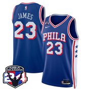 Men's Philadelphia 76ers Swingman Jersey - 24th Season Patch - All Stitched