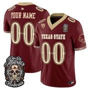 Texas State Bobcats Día de los Muertos Vapor Limited Custom Jersey - All Stitched