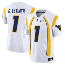 Men's West Virginia Mountaineers Throwback Vapor Limited Jersey - All Stitched