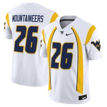 Men's West Virginia Mountaineers Throwback Vapor Limited Jersey - All Stitched