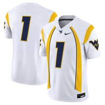 Men's West Virginia Mountaineers Throwback Vapor Limited Jersey - All Stitched