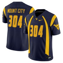 Men's West Virginia Mountaineers Throwback Vapor Limited Jersey - All Stitched