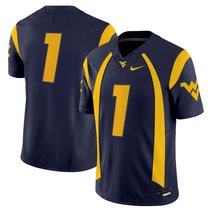 Men's West Virginia Mountaineers Throwback Vapor Limited Jersey - All Stitched