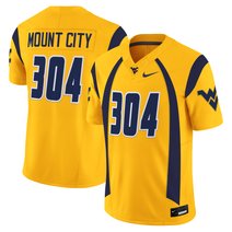 Men's West Virginia Mountaineers Throwback Vapor Limited Jersey - All Stitched