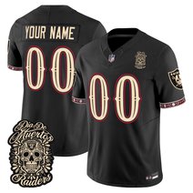 Las Vegas Raiders Día de los Muertos Vapor Limited Custom Jersey - All Stitched