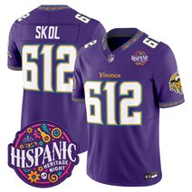 Men's Minnesota Vikings 2026 Latino Heritage Month Vapor Limited Jersey - All Stitched