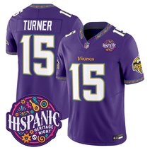 Men's Minnesota Vikings 2026 Latino Heritage Month Vapor Limited Jersey - All Stitched
