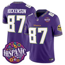 Men's Minnesota Vikings 2026 Latino Heritage Month Vapor Limited Jersey - All Stitched