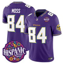 Men's Minnesota Vikings 2026 Latino Heritage Month Vapor Limited Jersey - All Stitched