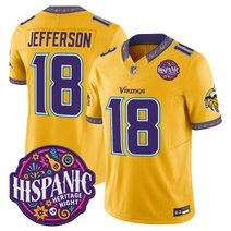 Men's Minnesota Vikings 2026 Latino Heritage Month Vapor Limited Jersey - All Stitched