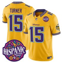 Men's Minnesota Vikings 2026 Latino Heritage Month Vapor Limited Jersey - All Stitched