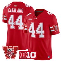 Men's Wisconsin Badgers Throwback Vapor Limited Jersey - All Stitched