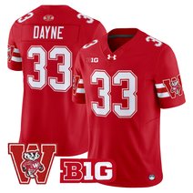 Men's Wisconsin Badgers Throwback Vapor Limited Jersey - All Stitched